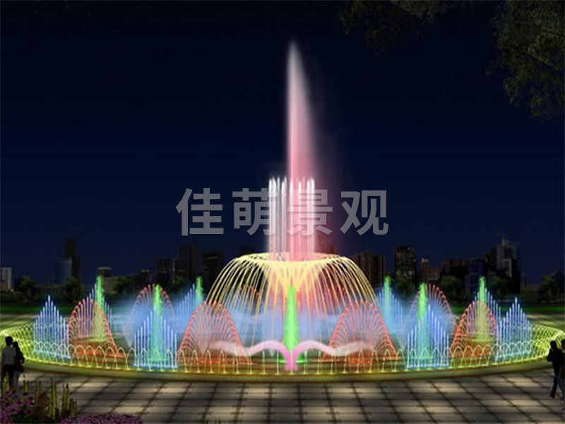 青岛城市广场喷泉工程