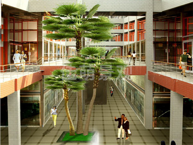 南京红太阳装饰城制作椰子树