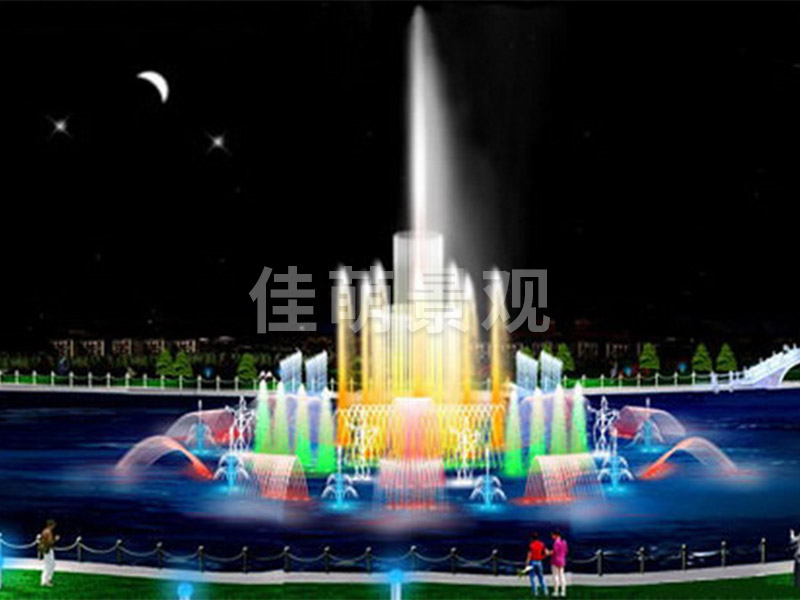 威海人民广场喷泉制作工程